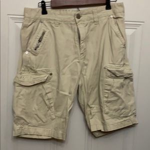 Calvin Klein Jeans Beige Cargo Shorts